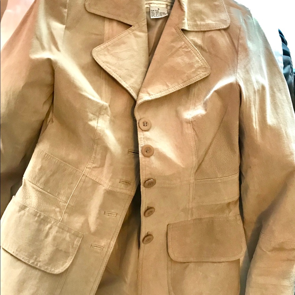 Small designer jacket silky soft leather